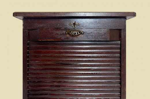 1920er Rolladenschrank ANTIK Jugendstil Art Deco Klavier Notenschrank von 1920