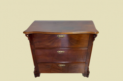 1840er Kommode ANTIK Louis Philippe Mahagoni Schrank Sideboard von 1840