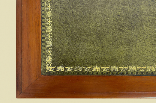 Bürotisch Schreibtisch ANTIK Leder Eibe Sekretär English Chesterfield Empire