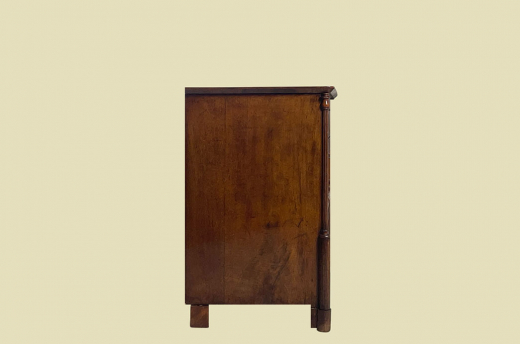 HANDPOLIERTE Kommode ANTIK Louis Philippe Mahagoni Schrank Sideboard von 1840