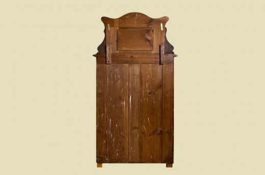 1920er Vertiko ANTIK Jugendstil Nußbaum Lebensbaum Kommode Schrank mit Aufsatz