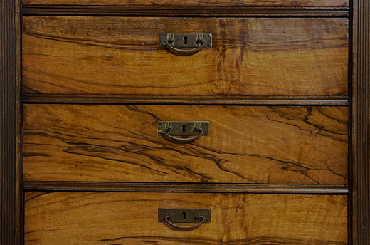 Kommode ANTIK Gründerzeit Nußbaum Herrenkommode Schrank von 1880