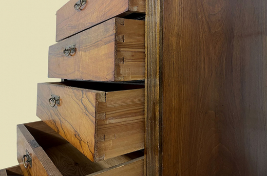 Kommode ANTIK Gründerzeit Nußbaum Herrenkommode Schrank von 1880