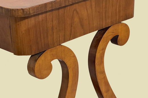 1820er Nähtisch ANTIK Biedermeier Kirschholz Tisch Beistelltisch von 1820