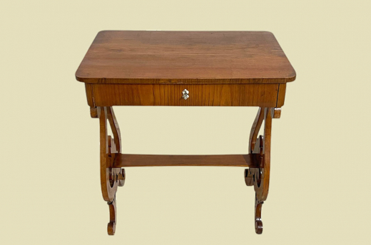 1820er Nähtisch ANTIK Biedermeier Kirschholz Tisch Beistelltisch von 1820