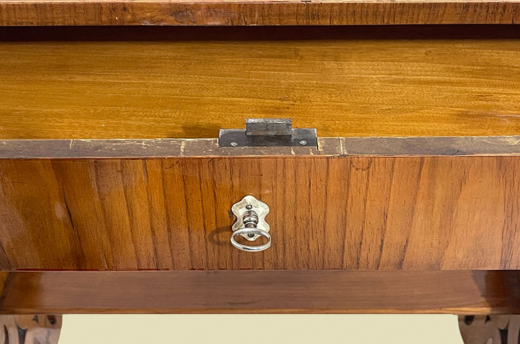 1820er Nähtisch ANTIK Biedermeier Kirschholz Tisch Beistelltisch von 1820