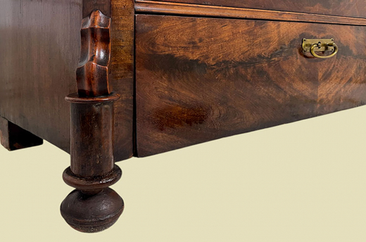 Kommode ANTIK Louis Philippe Mahagoni Schrank Sideboard von 1840