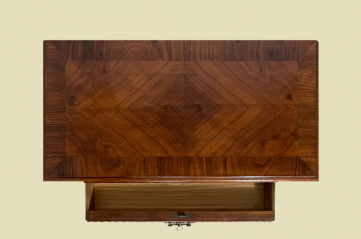 1880er ANTIK Gründerzeit Nußbaum Säulen Kommode Anrichte Buffet Vertiko von 1880