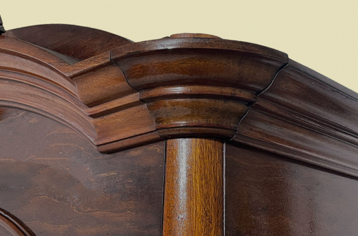 1840er ANTIK Louis Philippe Spiegel Wäsche Kleider Schrank von 1840 -zerlegbar-