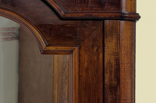 1840er ANTIK Louis Philippe Spiegel Wäsche Kleider Schrank von 1840 -zerlegbar-