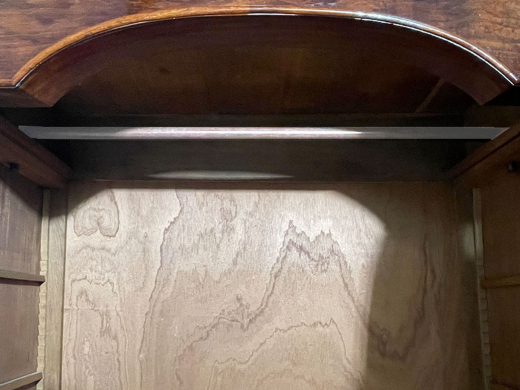 1840er ANTIK Louis Philippe Spiegel Wäsche Kleider Schrank von 1840 -zerlegbar-