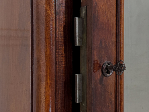 1840er ANTIK Louis Philippe Spiegel Wäsche Kleider Schrank von 1840 -zerlegbar-