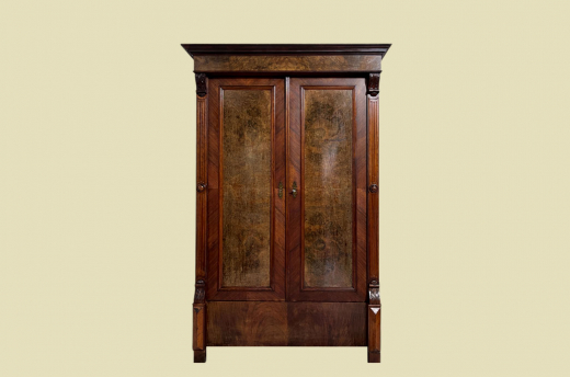 1880er Kleiderschrank ANTIK Gründerzeit Nußbaum Schrank von 1880