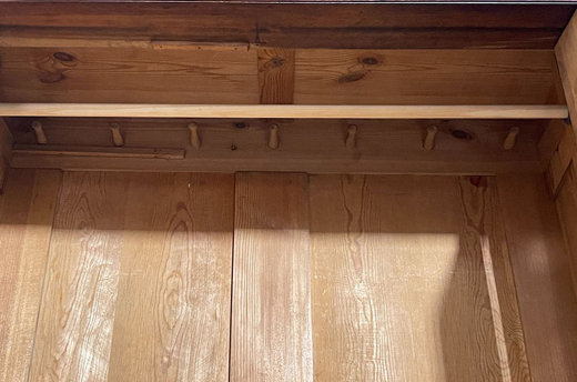 1880er Kleiderschrank ANTIK Gründerzeit Nußbaum Schrank von 1880