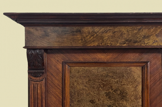 1880er Kleiderschrank ANTIK Gründerzeit Nußbaum Schrank von 1880