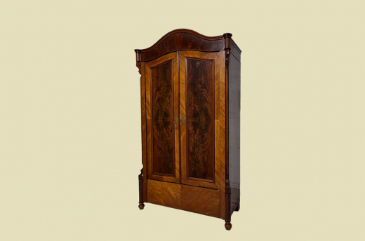 1840er ANTIK Schrank Louis Philippe Mahagoni Wäsche Kleiderschrank von 1840