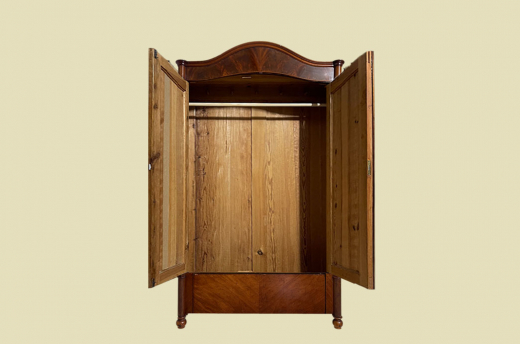 1840er ANTIK Schrank Louis Philippe Mahagoni Wäsche Kleiderschrank von 1840