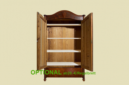 1840er ANTIK Schrank Louis Philippe Mahagoni Wäsche Kleiderschrank von 1840