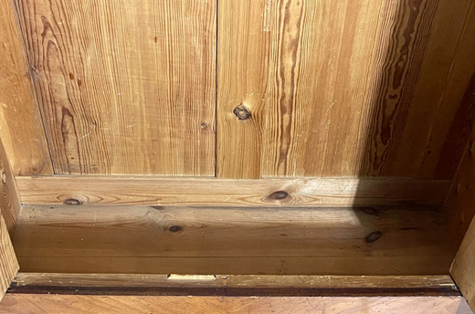 1840er ANTIK Schrank Louis Philippe Mahagoni Wäsche Kleiderschrank von 1840