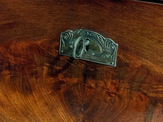 1840er Kommode ANTIK Louis Philippe Mahagoni Schrank Sideboard von 1840