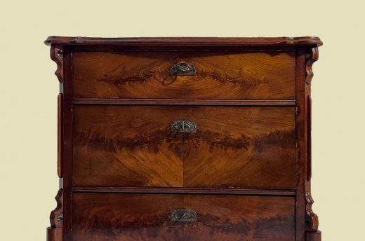 1840er Kommode ANTIK Louis Philippe Mahagoni Schrank Sideboard von 1840