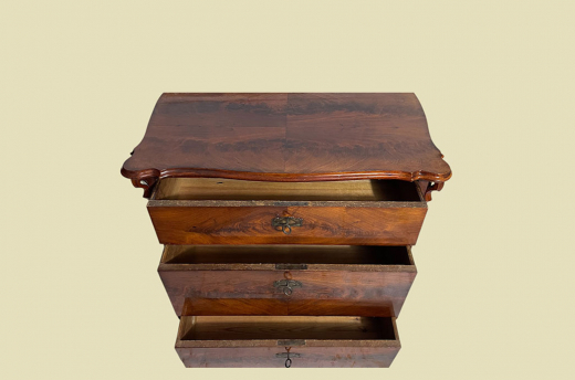 1840er Kommode ANTIK Louis Philippe Mahagoni Schrank Sideboard von 1840