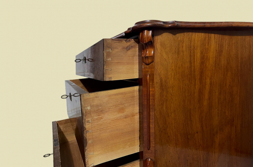 1840er Kommode ANTIK Louis Philippe Mahagoni Schrank Sideboard von 1840