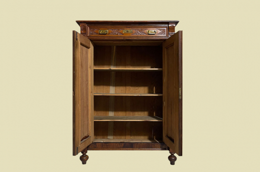 1920er Vertiko ANTIK Jugendstil Nußbaum Lebensbaum Kommode Schrank von 1920