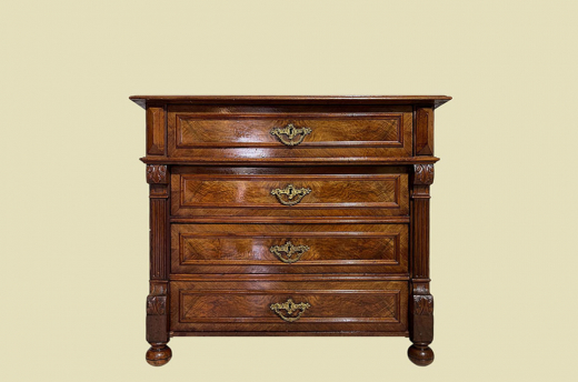 1880er Kommode ANTIK Gründerzeit Nußbaum Sideboard Schrank von 1880