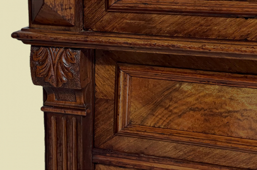 1880er Kommode ANTIK Gründerzeit Nußbaum Sideboard Schrank von 1880