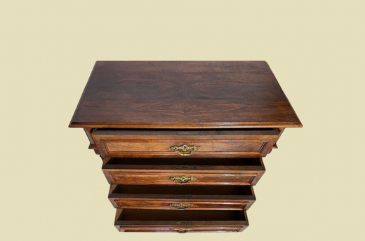 1880er Kommode ANTIK Gründerzeit Nußbaum Sideboard Schrank von 1880