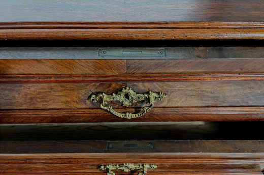 1880er Kommode ANTIK Gründerzeit Nußbaum Sideboard Schrank von 1880
