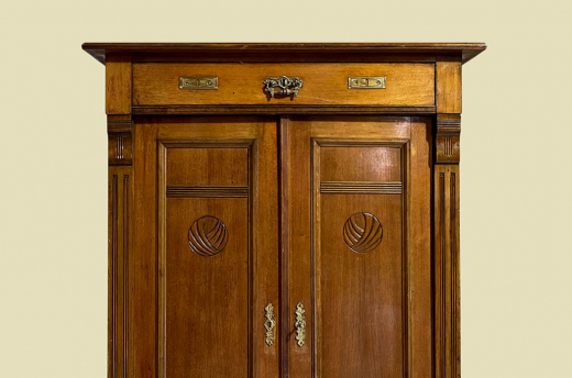 1920er Vertiko ANTIK Jugendstil Nußbaum Kommode Schrank von 1920