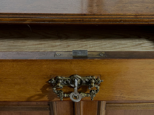 1920er Vertiko ANTIK Jugendstil Nußbaum Kommode Schrank von 1920