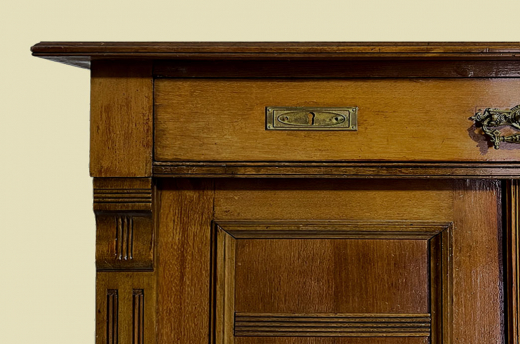 1920er Vertiko ANTIK Jugendstil Nußbaum Kommode Schrank von 1920