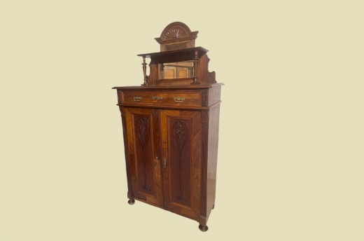 1920er Vertiko ANTIK Jugendstil Nußbaum Lebensbaum Kommode Schrank von 1920