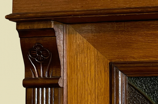 -RESERVIERT- 1920er Kleiderschrank ANTIK Jugendstil Nußbaum Schrank von 1920