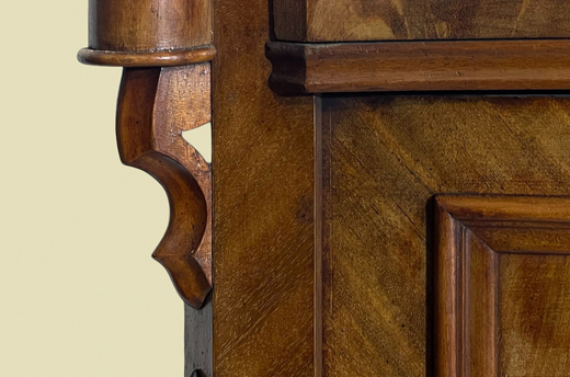 1840er Vertiko ANTIK Louis Philippe Mahagoni Schrank Kommode von 1840