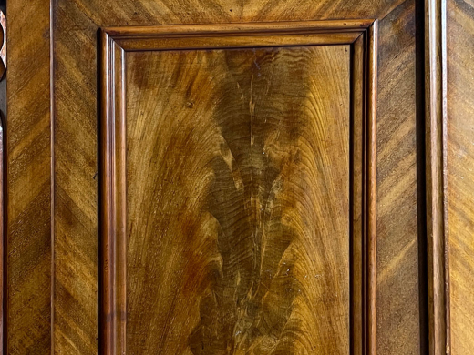 1840er Vertiko ANTIK Louis Philippe Mahagoni Schrank Kommode von 1840