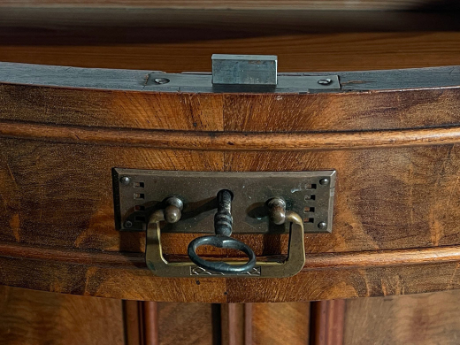 1840er Vertiko ANTIK Louis Philippe Mahagoni Schrank Kommode von 1840