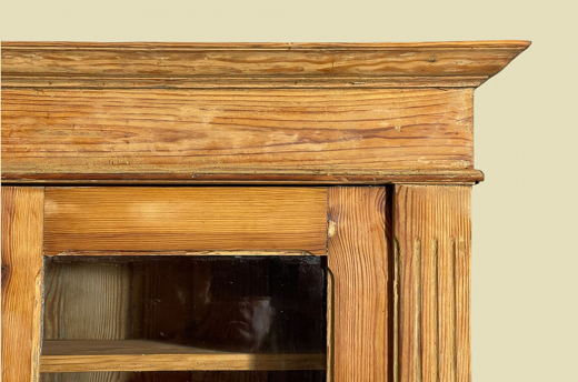 1920er Küchenbuffet ANTIK Jugendstil Weichholz Vitrine Kommode Schrank von 1920