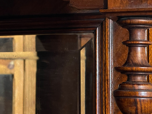 1880er Vertiko ANTIK Gründerzeit VINTAGE Kommode Schrank mit Aufsatz