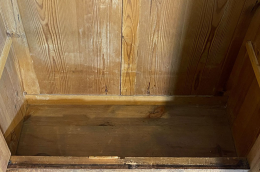 1840er ANTIK Schrank Louis Philippe VINTAGE Wäsche Kleiderschrank von 1840