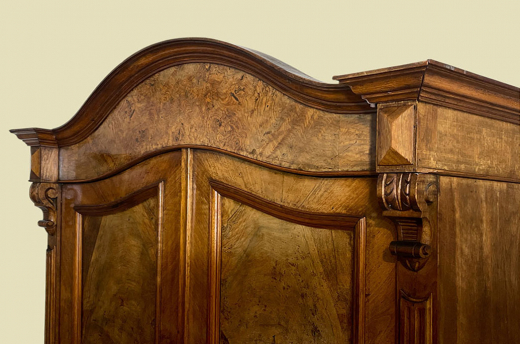 1840er ANTIK Schrank Louis Philippe VINTAGE Wäsche Kleiderschrank von 1840