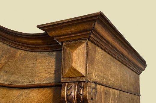 1840er ANTIK Schrank Louis Philippe VINTAGE Wäsche Kleiderschrank von 1840