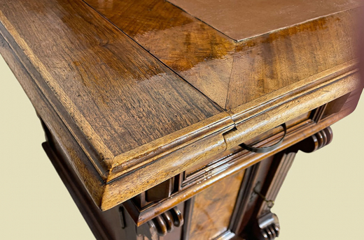 1880er Schreibtisch ANTIK Gründerzeit VINTAGE Sekretär Tisch von 1880