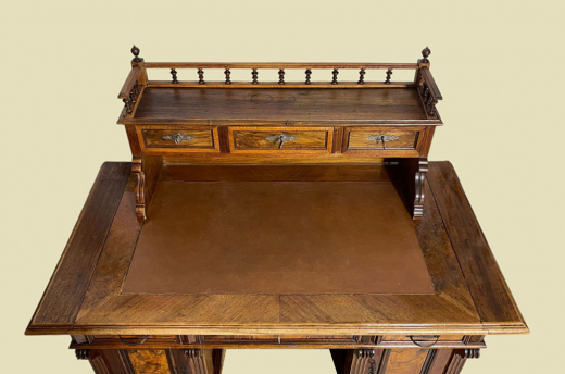 1880er Schreibtisch ANTIK Gründerzeit VINTAGE Sekretär Tisch von 1880