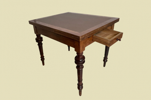 1880er Esstisch ANTIK Gründerzeit VINTAGE Schreib Tisch von 1880 -ausziehbar-