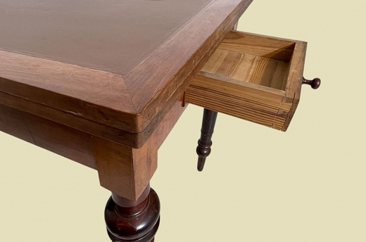 1880er Esstisch ANTIK Gründerzeit VINTAGE Schreib Tisch von 1880 -ausziehbar-