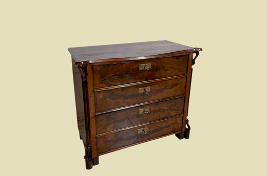 Kommode ANTIK Louis Philippe VINTAGE Mahagoni Schrank Sideboard von 1840